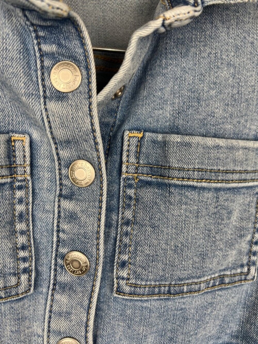 Abercrombie Kids Denim Jumpsuit - Picture 2 of 12